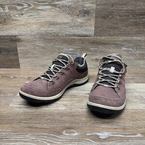 Ecco Aspina Mauve Leather/Suede Walking Shoe Women's Size EU 39
